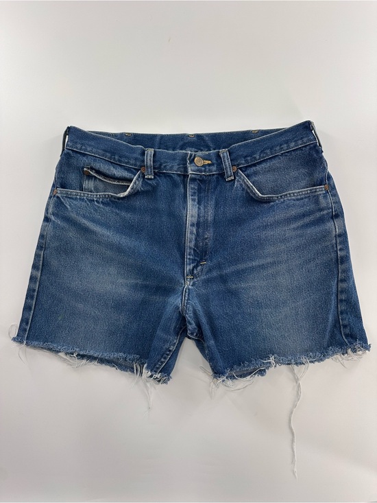 Lee Pants - Vintage Lee Blue Denim Cutoff Shorts Size L